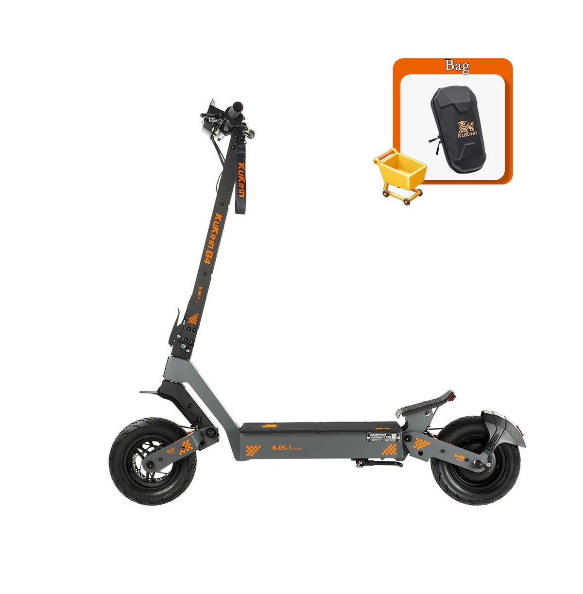 KUKIRIN G4 Electric Scooter for Adults – 2000W Motor, 60V 20Ah Battery, 75km Range, 11-Inch Tubeless Tyres, Dual Disc Brakes, Foldable E-Scooter