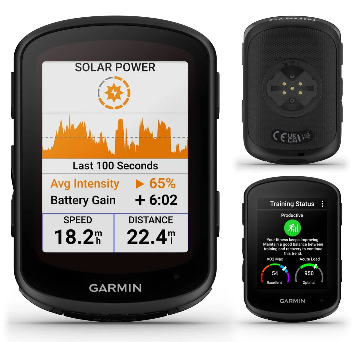 Garmin Edge 840 Solar GPS Cycling Computer, Touchscreen, Button Controls, Advanced Navigation with E-Bank Bundle