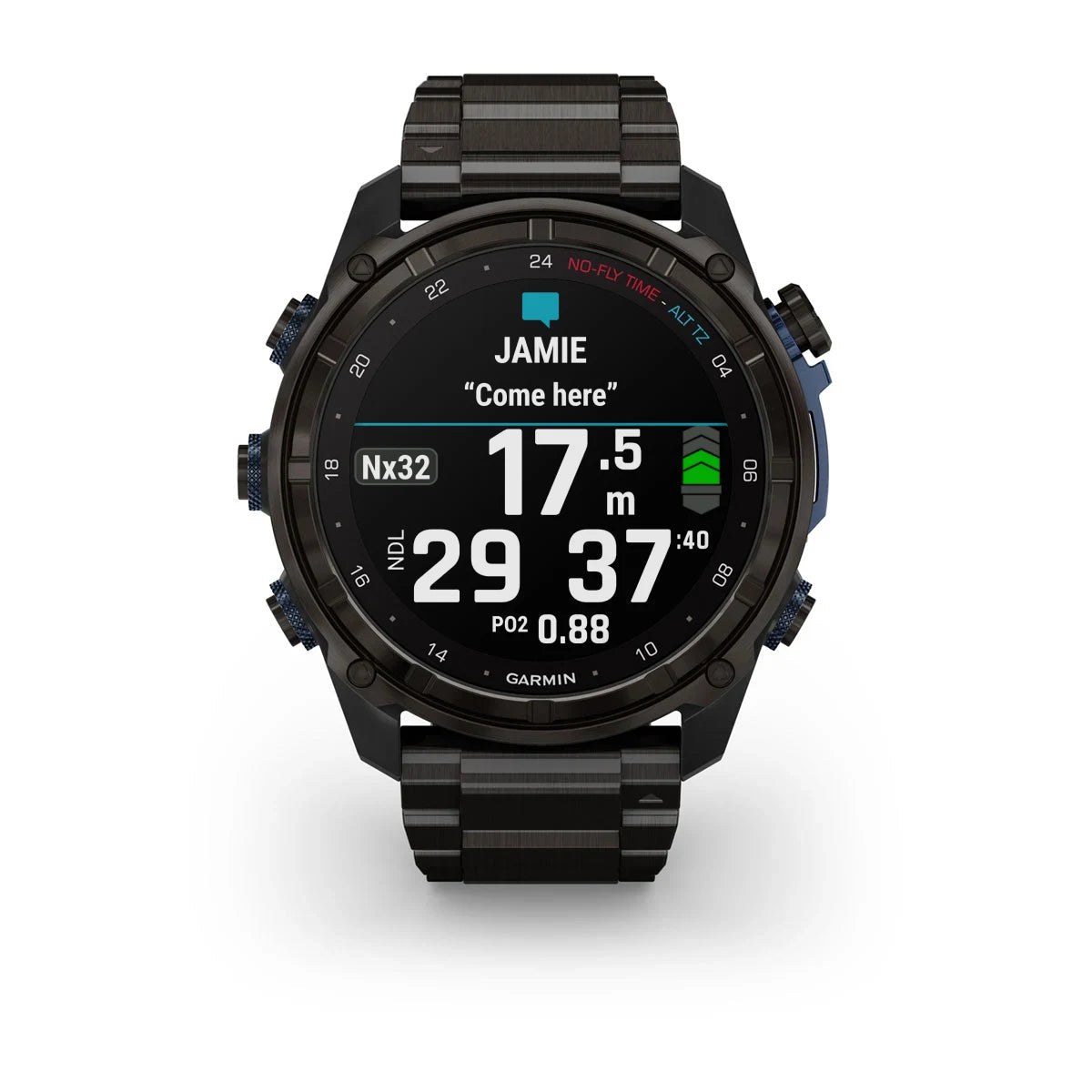 Garmin Descent Mk3i 51mm Dive Computer – Carbon Grey DLC Titanium Bezel & Band (Air Integration)