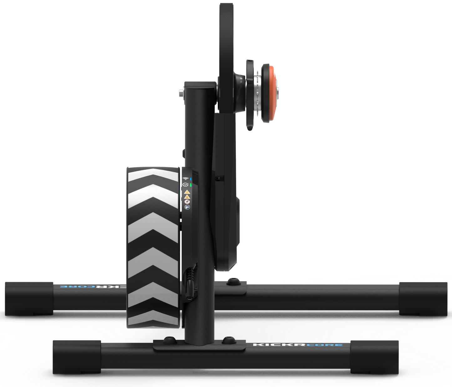Wahoo KICKR CORE 2 With Zwift Cog & Click Smart Trainer, Orange Cog 3rd generation