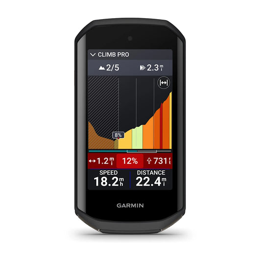 Garmin Edge® 1050, Premium Cycling Computer, Vivid Color Touchscreen Display, Built-in Speaker, Advanced Training and Group Ride Features, Road Hazard Alerts