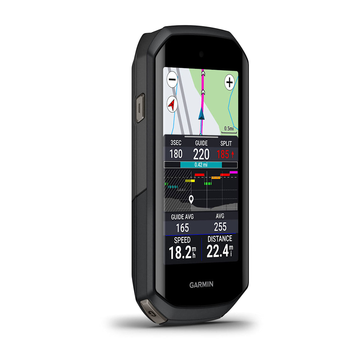 Garmin Edge® 1050, Premium Cycling Computer, Vivid Color Touchscreen Display, Built-in Speaker, Advanced Training and Group Ride Features, Road Hazard Alerts